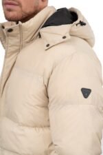 V336 VCODE ΜΠΟΥΦΑΝ PUFFER  BEIGE  ΦΟΥΣΚΩΤΟ ΜΑΥΡΟ ΜΠΕΖ - Image 3