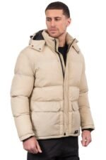 V336 VCODE ΜΠΟΥΦΑΝ PUFFER  BEIGE  ΦΟΥΣΚΩΤΟ ΜΑΥΡΟ ΜΠΕΖ - Image 2