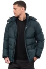 V336 VCODE ΜΠΟΥΦΑΝ PUFFER  PETROL  ΦΟΥΣΚΩΤΟ  ΣΚΟΥΡΟ ΠΡΑΣΙΝΟ - Image 3