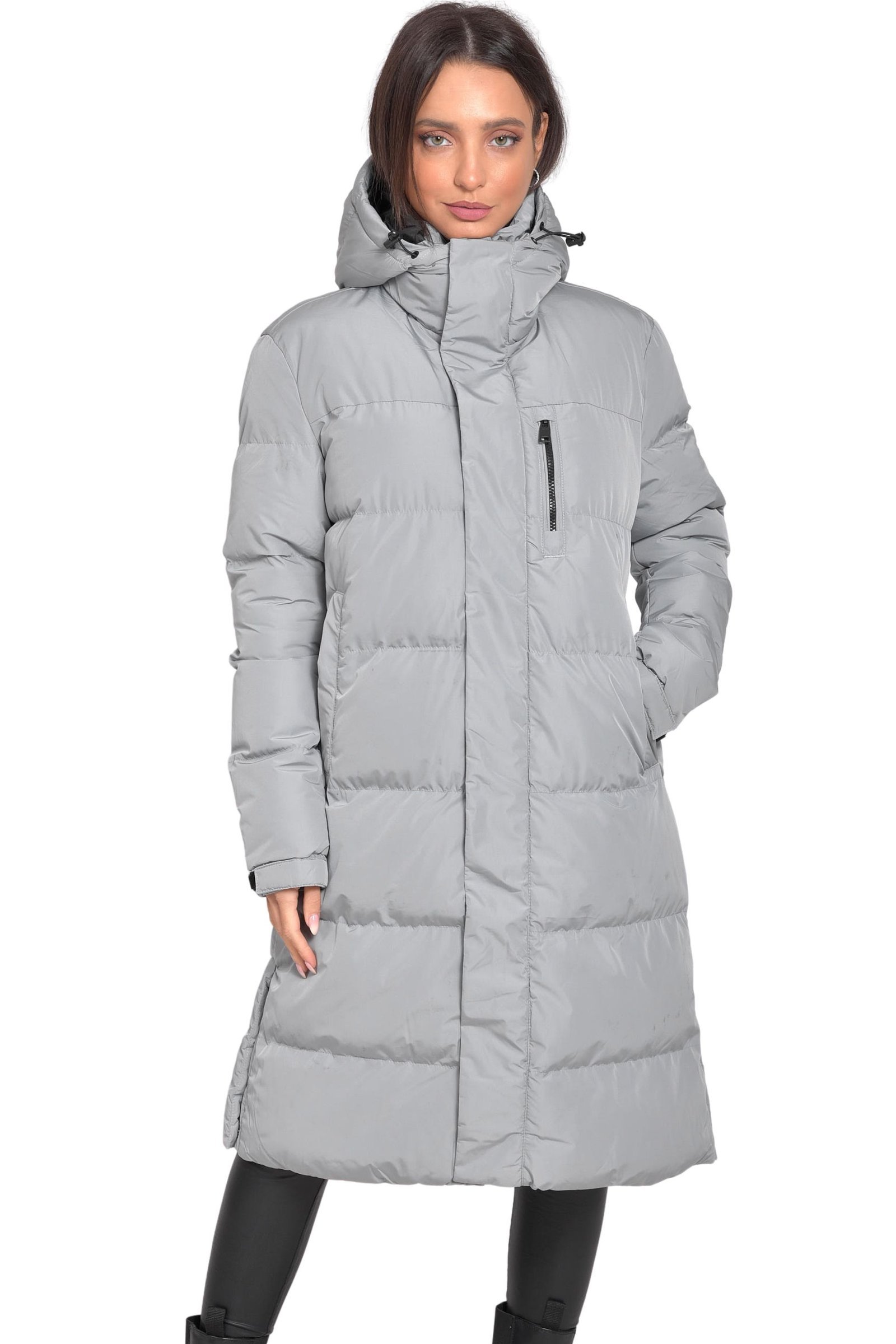 Untitled-design-2022-11-19T151906.992 LD207 GREY - ΓΥΝΑΙΚΕΙΟ ΠΑΛΤΟ ΓΚΡΙ - Image 1