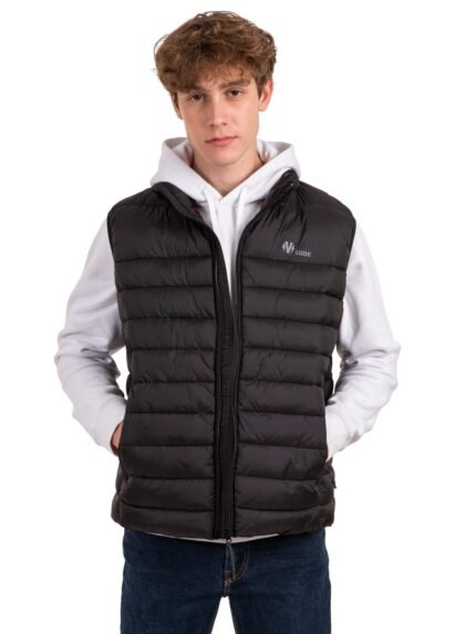 V320 VCODE- GILLET- BLACK - ΑΝΔΡΙΚΟ ΑΜΑΝΙΚΟ ΜΑΥΡΟ