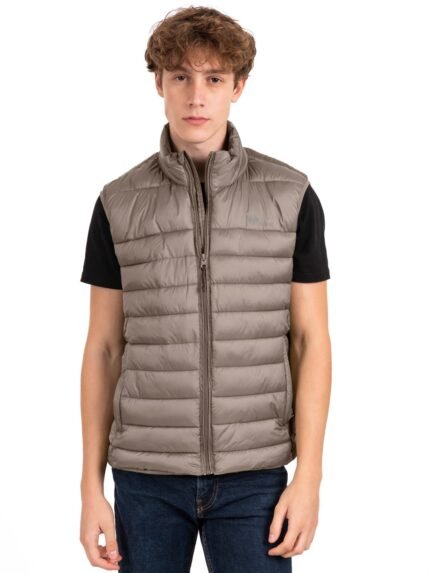 V320 VCODE- GILLET- CIGAR - ΑΝΔΡΙΚΟ ΑΜΑΝΙΚΟ ΣΚΟΥΡΟ ΜΠΕΖ