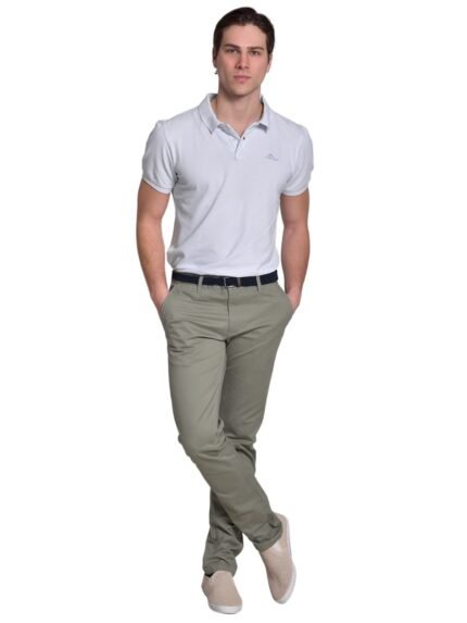 VCODE VC001 CHINO SAGE - ΑΝΔΡΙΚΟ ΠΑΝΤΕΛΟΝΙ ΤΣΙΝΟ ΧΑΚΙ