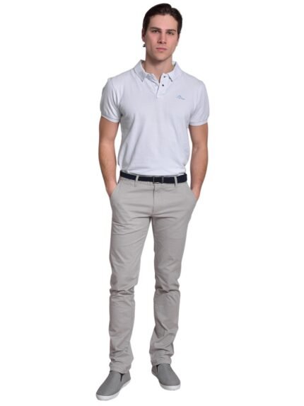 VCODE VC001 CHINO GREY - ΑΝΔΡΙΚΟ ΠΑΝΤΕΛΟΝΙ ΤΣΙΝΟ ΓΚΡΙ