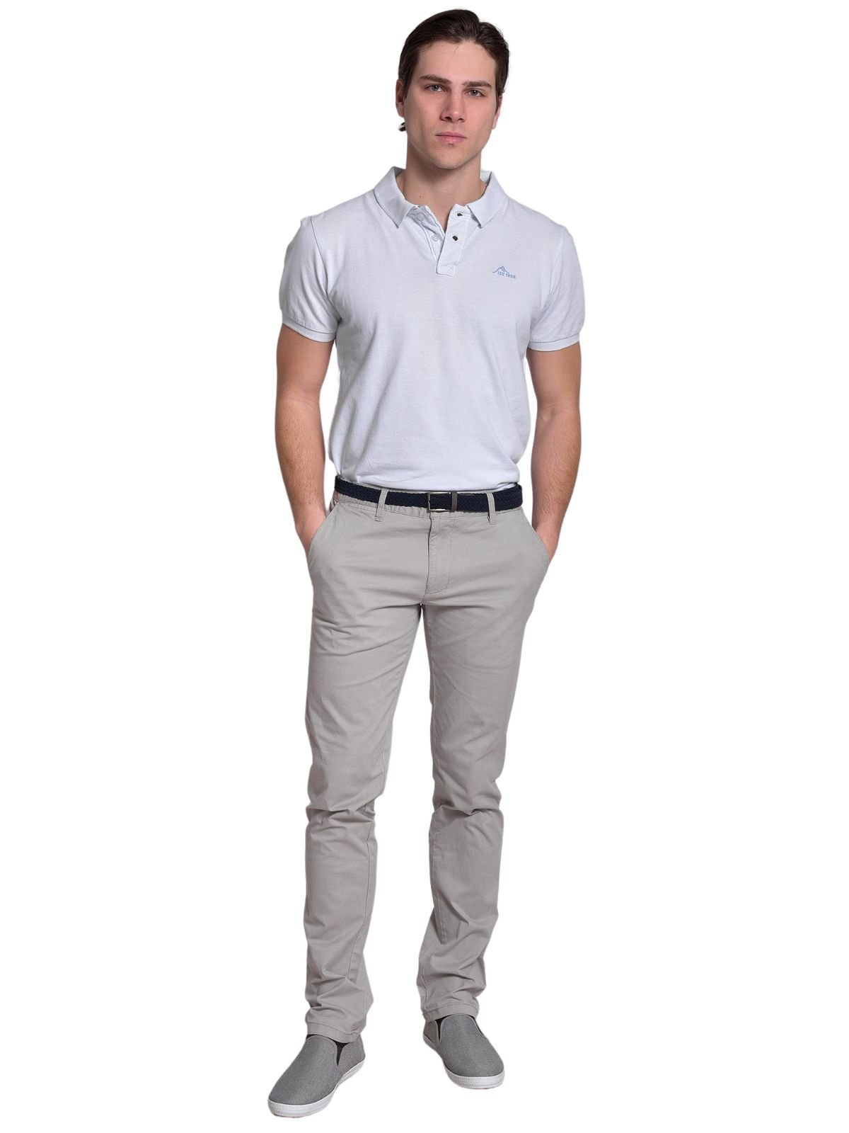 VC001-grey-1 VCODE VC001 CHINO GREY - ΑΝΔΡΙΚΟ ΠΑΝΤΕΛΟΝΙ ΤΣΙΝΟ ΓΚΡΙ - Image 1