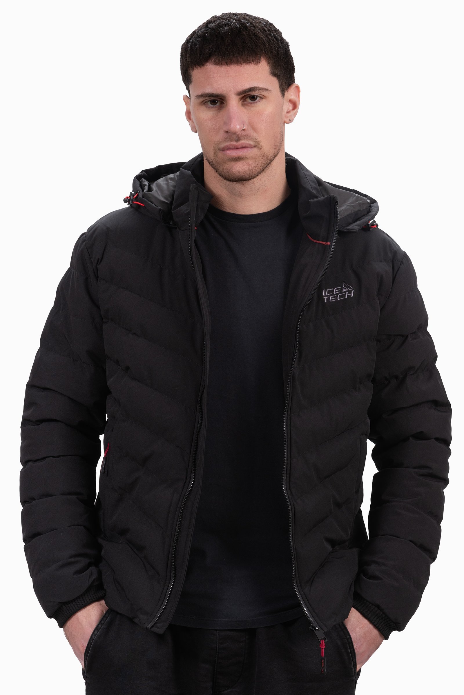 capo CAPO BLACK ICETECH ΑΝΔΡΙΚΟ ΦΟΥΣΚΩΤΟ TZAKET ΜΑΥΡΟ - Image 1