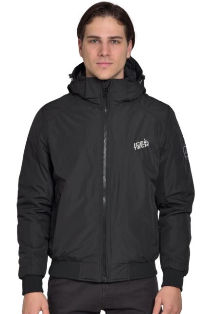 ICETECH G921 BLACK - ΑΝΔΡΙΚΟ ΜΠΟΜΠΕΡ ΤΖΑΚΕΤ ΜΑΥΡΟ