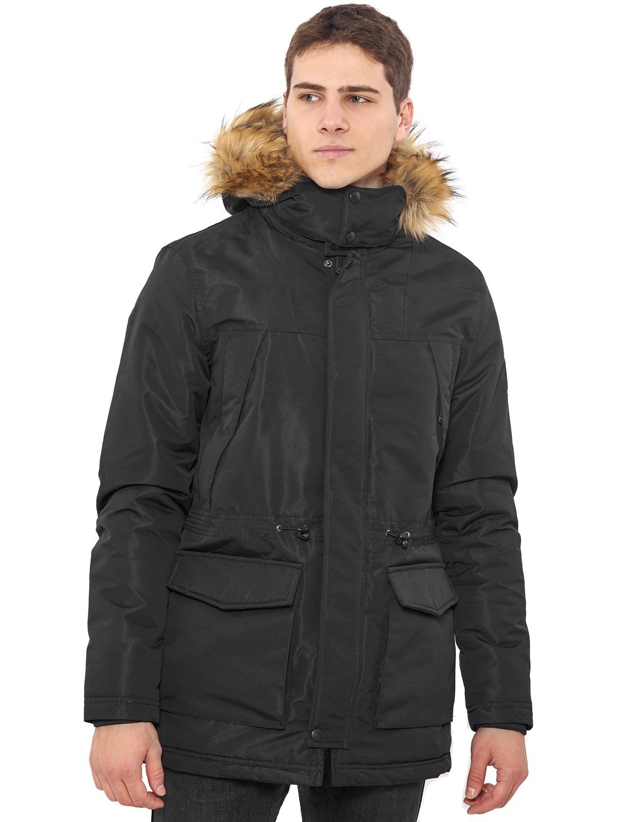 hermes_black_296 VAINAS HERMES BLACK-ΑΝΔΡΙΚΟ ΠΑΡΚΑ ΜΑΥΡΟ - Image 1