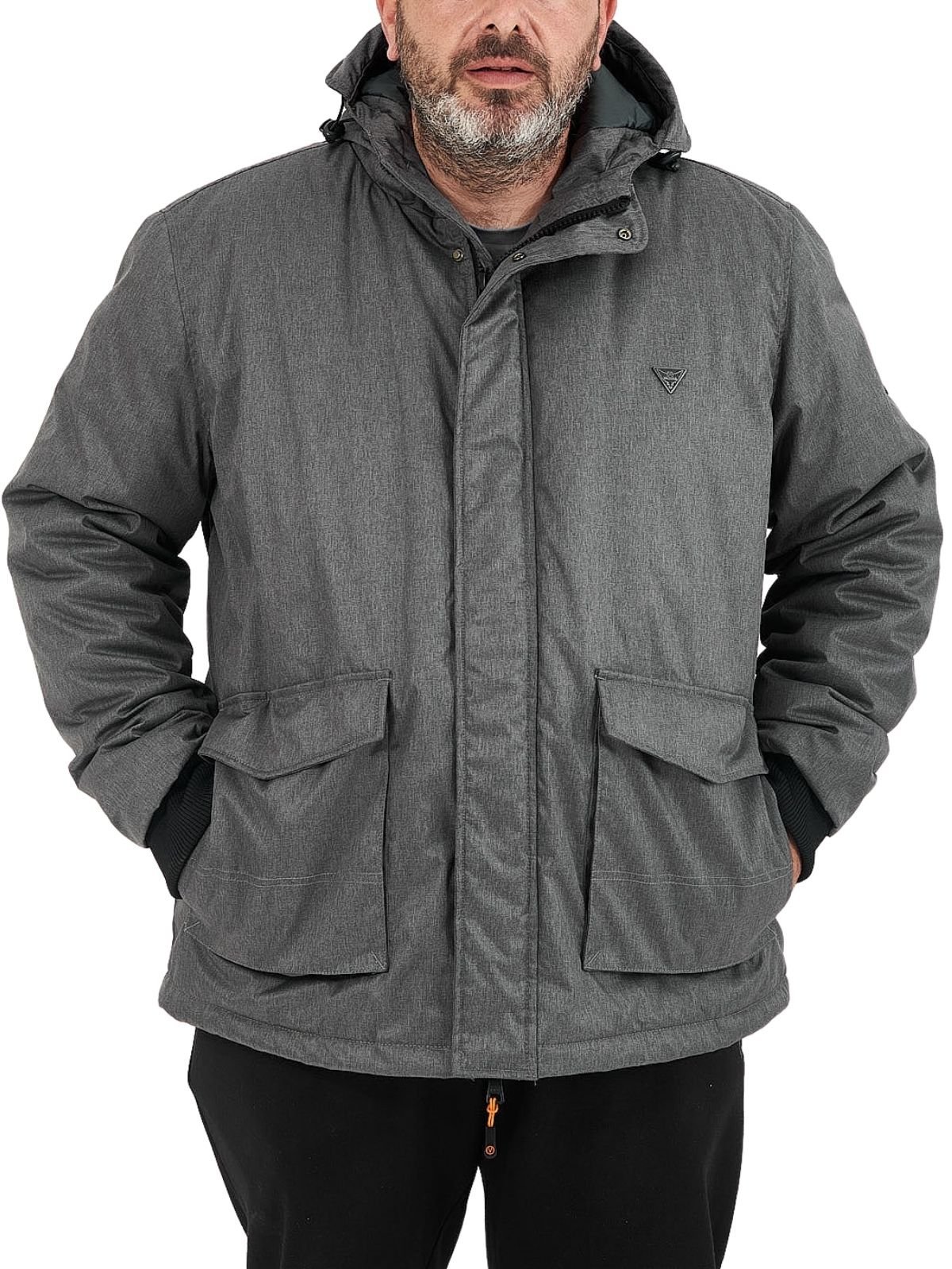 icetech-v17-grey-1 VAINAS V17 PLUS SIZE ΑΝΤΡΙΚΟ ΤΖΑΚΕΤ ΓΚΡΙ - Image 1