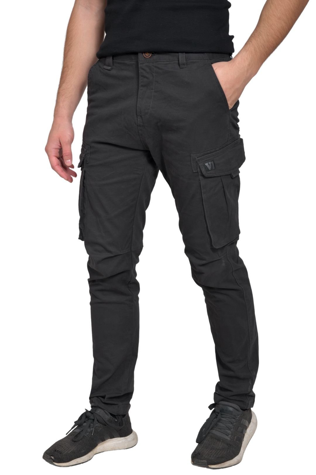t003-grey-1 VCODE VC003 CARGO GREY - ΑΝΔΡΙΚΟ ΠΑΝΤΕΛΟΝΙ ΚΑΡΓΚΟ ΓΚΡΙ - Image 1