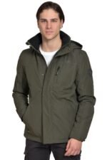 VCODE V12 OLIVE - ΑΝΔΡΙΚΟ ΤΖΑΚΕΤ ΛΑΔΙ