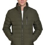 VCODE V36 OLIVE  - ΑΝΔΡΙΚΟ ΤΖΑΚΕΤ ΛΑΔΙ