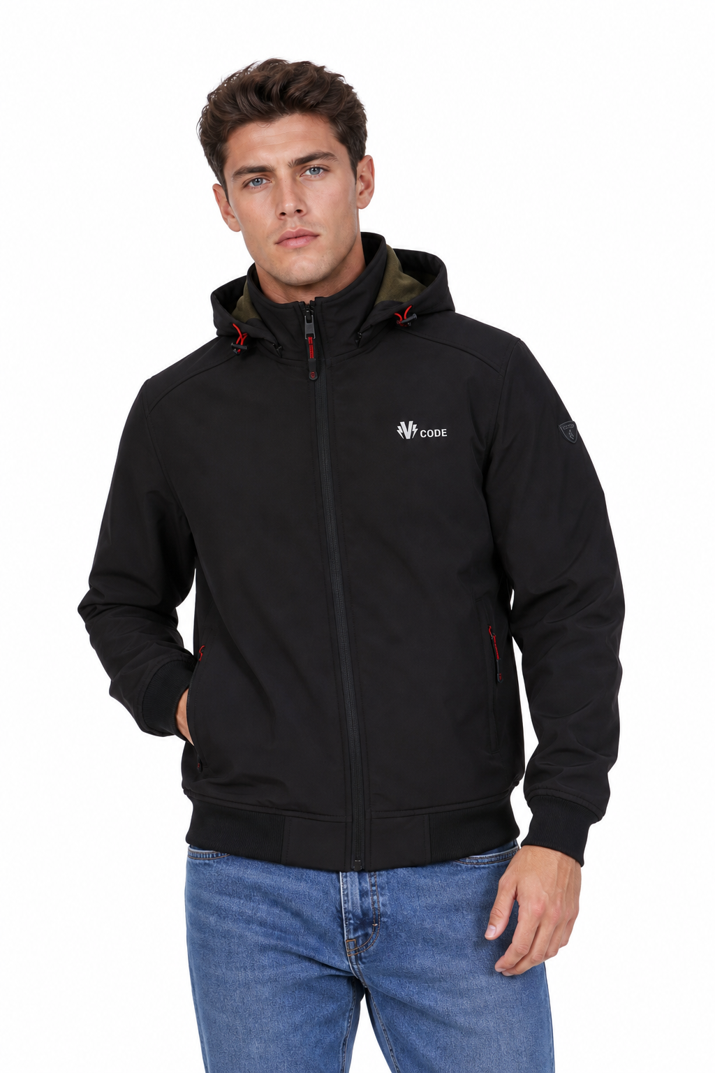 v441-black-1 G441 BLACK ΑΝΔΡΙΚΟ NEOPREN ΤΖΑΚΕΤ ΜΑΥΡΟ VCODE - Image 1