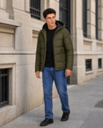 G520 V&S MENS WINTER JACKET OLIVE - Image 7